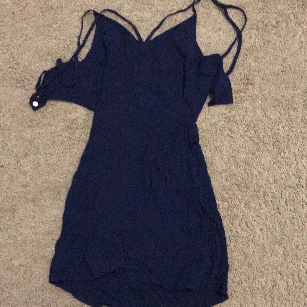 Kendall and Kylie navy blue dress